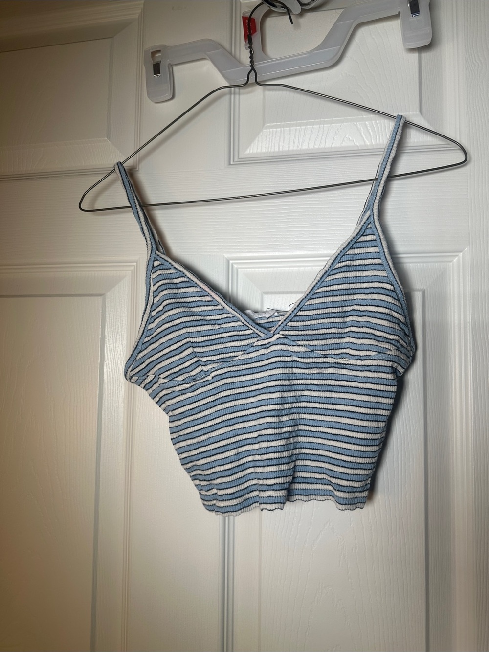 Cotton on Striped Crop Tank Top